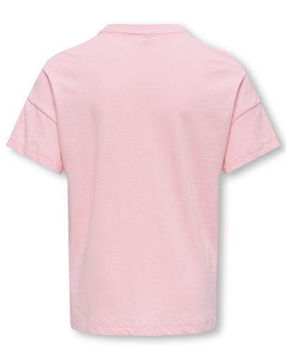 Kids Only - KOGLimone Life Print T-shirt - Trickled Pink